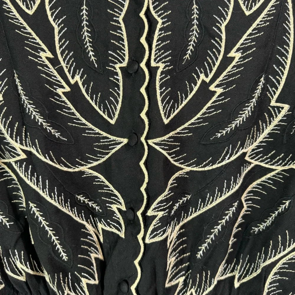 Maple by Some Odd Rubies / Black Blouse / Size 4 - Picture 4 of 6